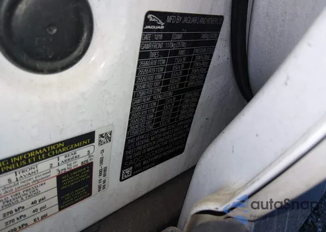 2019 Jaguar F-Pace 25T Premium/30T Premium from USA, damaged, VIN SADCJ2GX8KA601053